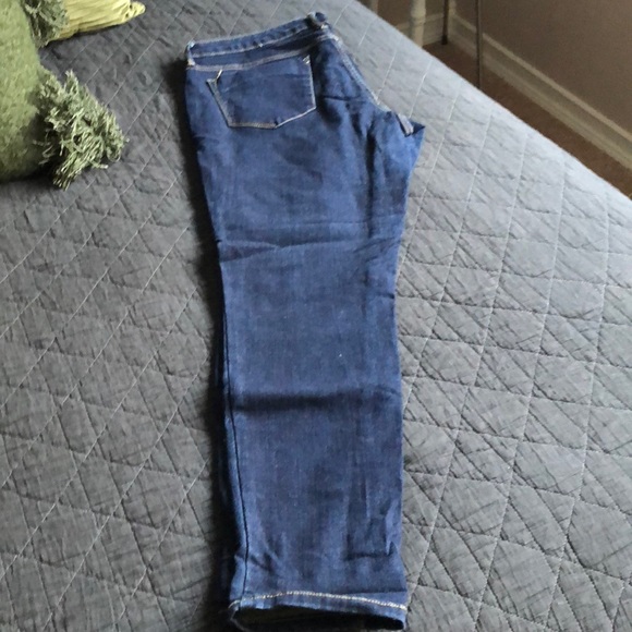 Dark Wash Midrise Skinny Jeggings Jeans - Picture 1 of 5